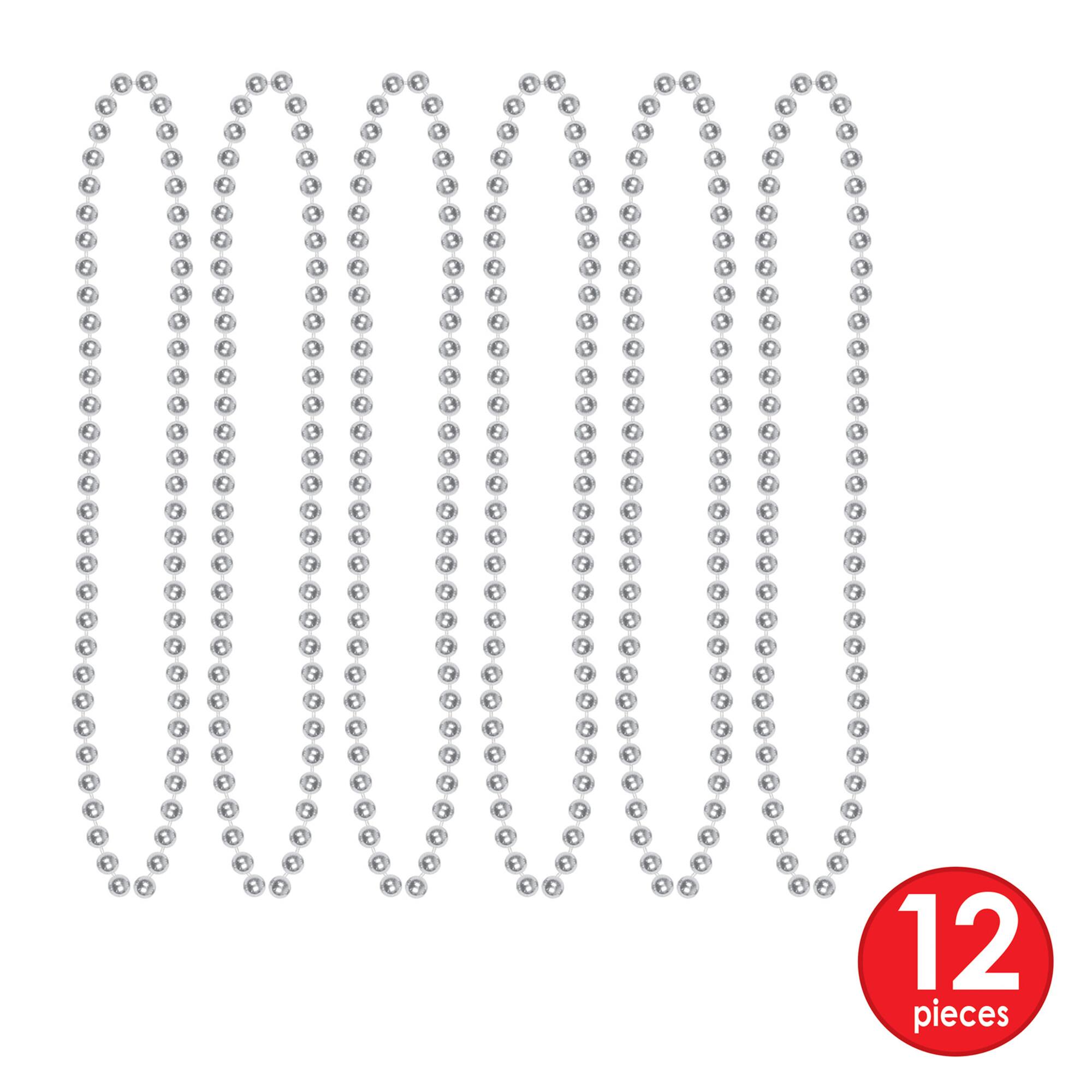 Beistle Silver & White New Year Platinum Party Favor Kit for 25